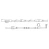 LANDROVER LRO194O1 Warning Contact Set, brake pad wear